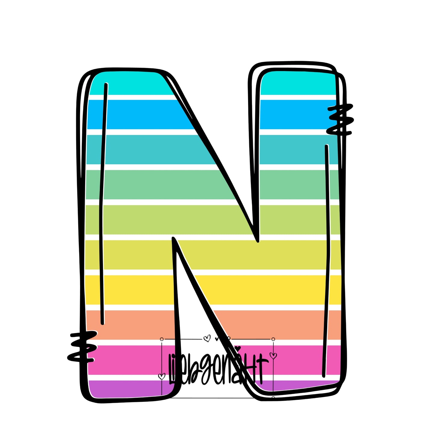 VORBESTELLUNG! - NORMAL - Alphabet Regenbogen