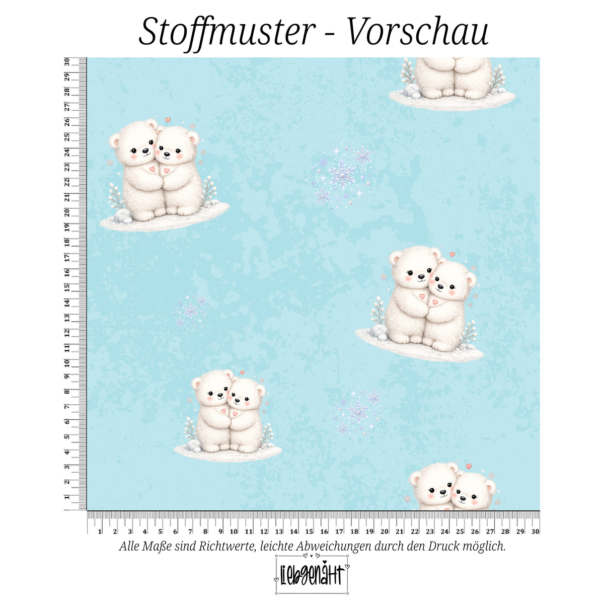 VORBESTELLUNG | WINTERWELT | ALLOVER KUSCHELBÄR FROSTHAUCH
