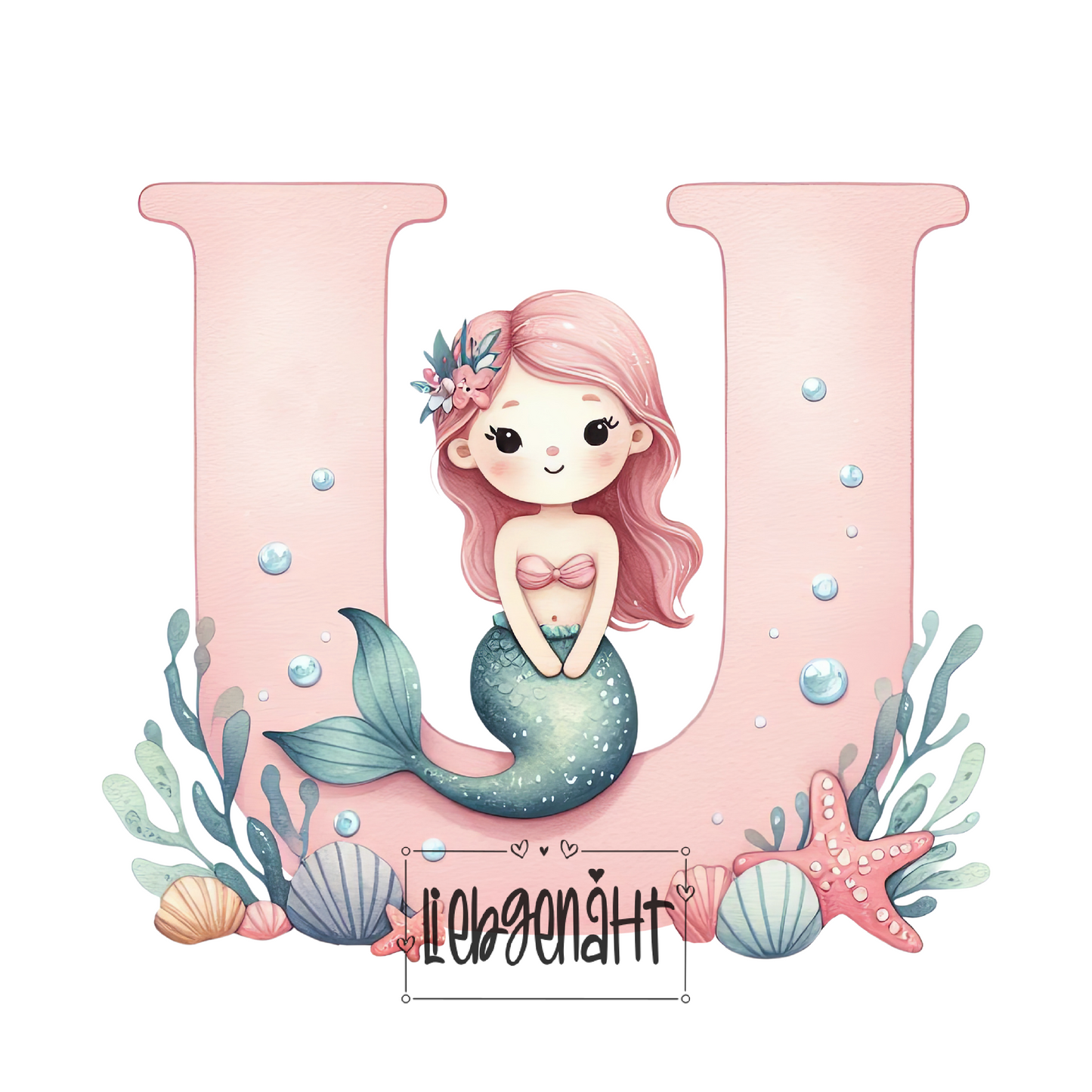 VORBESTELLUNG! -MINI - Alphabet Meermaid