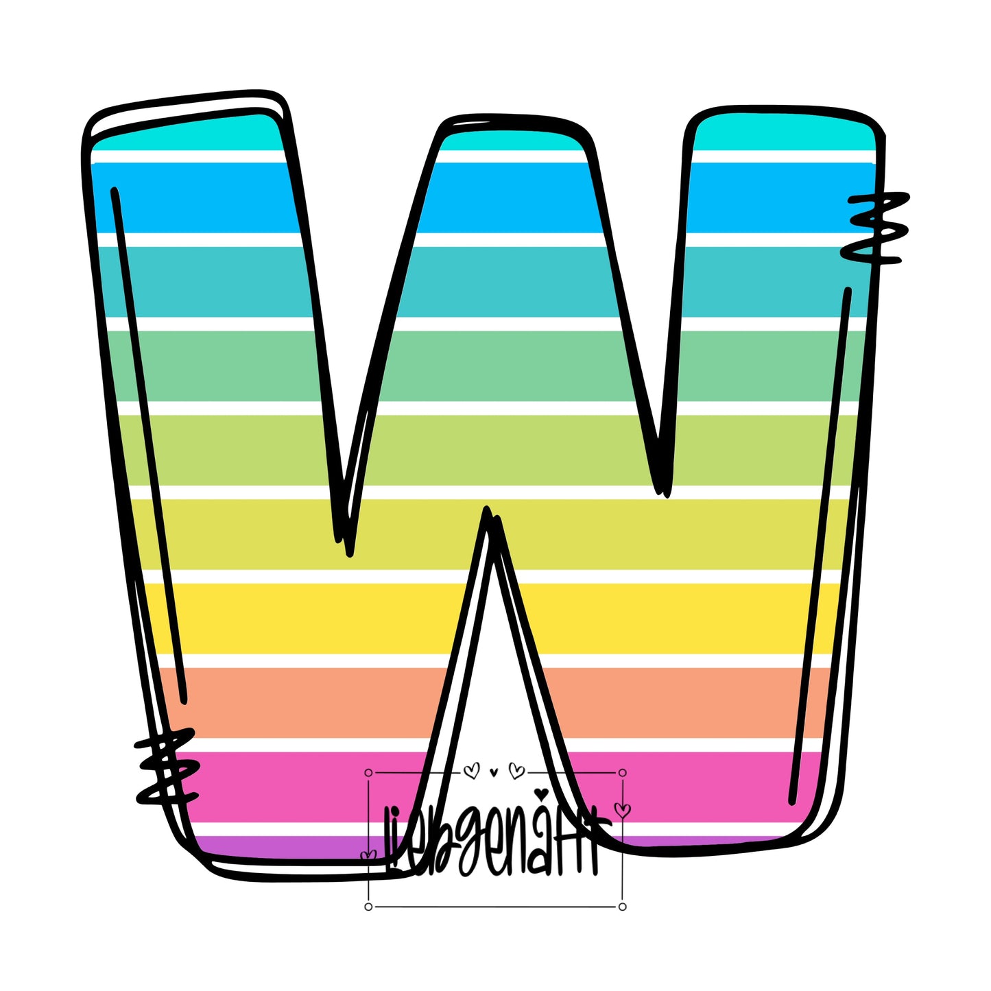 VORBESTELLUNG! - NORMAL - Alphabet Regenbogen