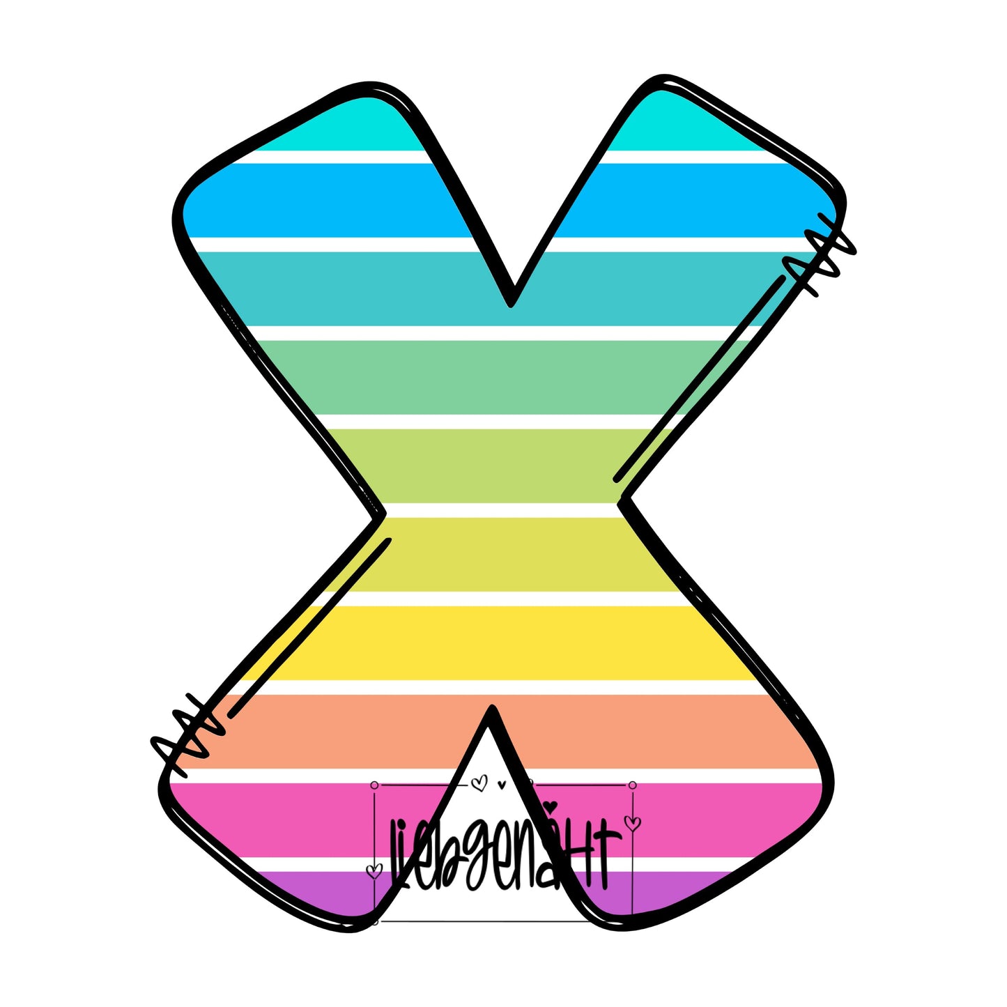 VORBESTELLUNG! - NORMAL - Alphabet Regenbogen