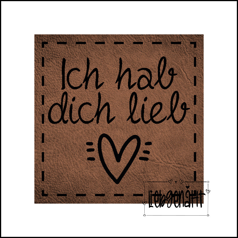 VORBESTELLUNG! Label ich hab dich lieb