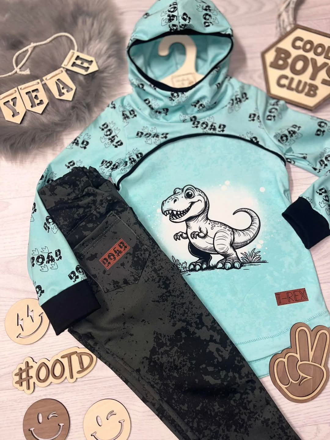 RESTSTÜCK! Grunge Schwarz - French Terry - 0,60m x VB