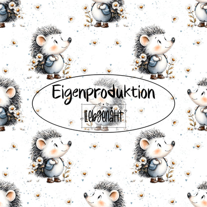 METERWARE! Eigenproduktion! Igel Allover - Jersey
