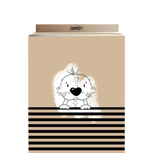 VORBESTELLUNG | PANEL | HERZNASEOTTER REHBRAUN | GROWIDESIGN