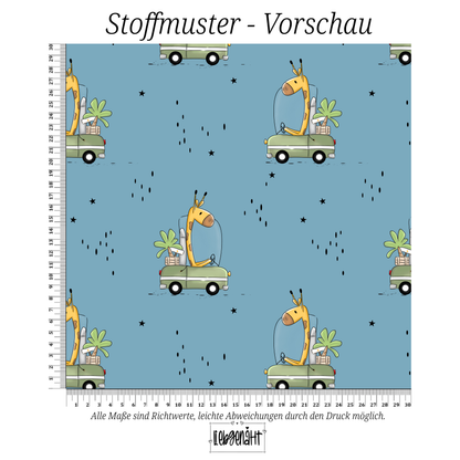VORBESTELLUNG | GIRAFFENSAFARI TEGERNSEEBLAU | GROWIDESIGN