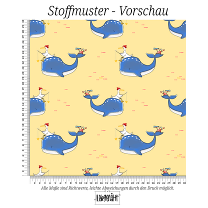 VORBESTELLUNG | WALABENTEUER MÖWE KRABBE PASTELLGELB | GROWIDESIGN