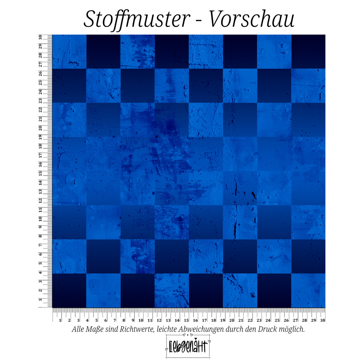 VORBESTELLUNG | GRUNGE KARO | ROYALBLAU | BASIC