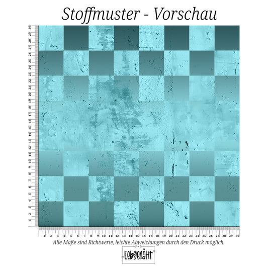VORBESTELLUNG | GRUNGE KARO | EISBLAU | BASIC
