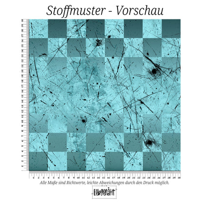 VORBESTELLUNG | GRUNGE KARO | EISBLAU | SCRATCH