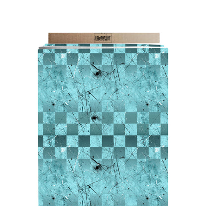 VORBESTELLUNG | GRUNGE KARO | EISBLAU | SPLASH