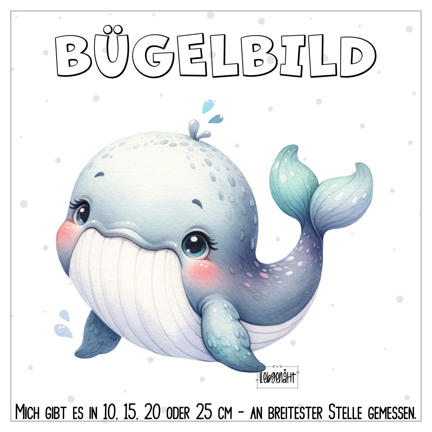 VORBESTELLUNG | BÜGELBILD | SÜßES MEERESTIER
