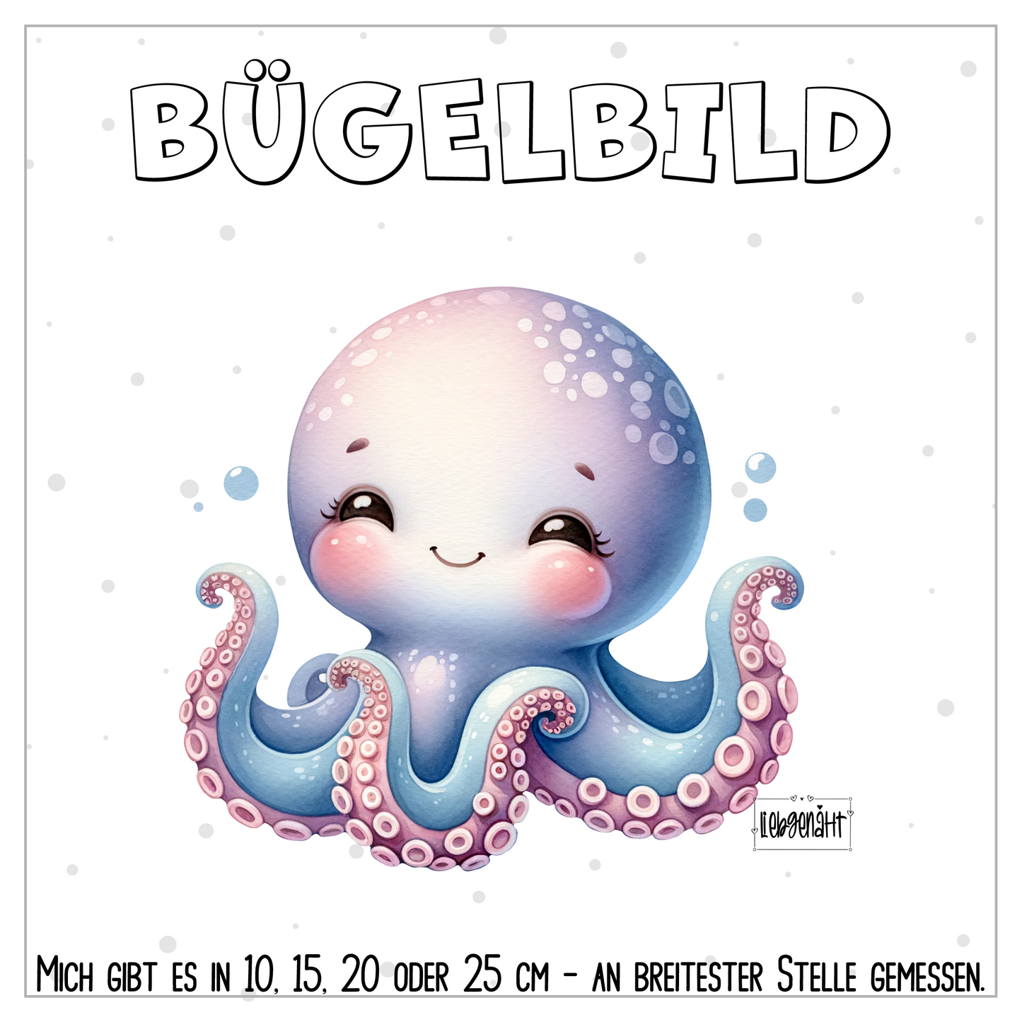 VORBESTELLUNG | BÜGELBILD | SÜßES MEERESTIER 5