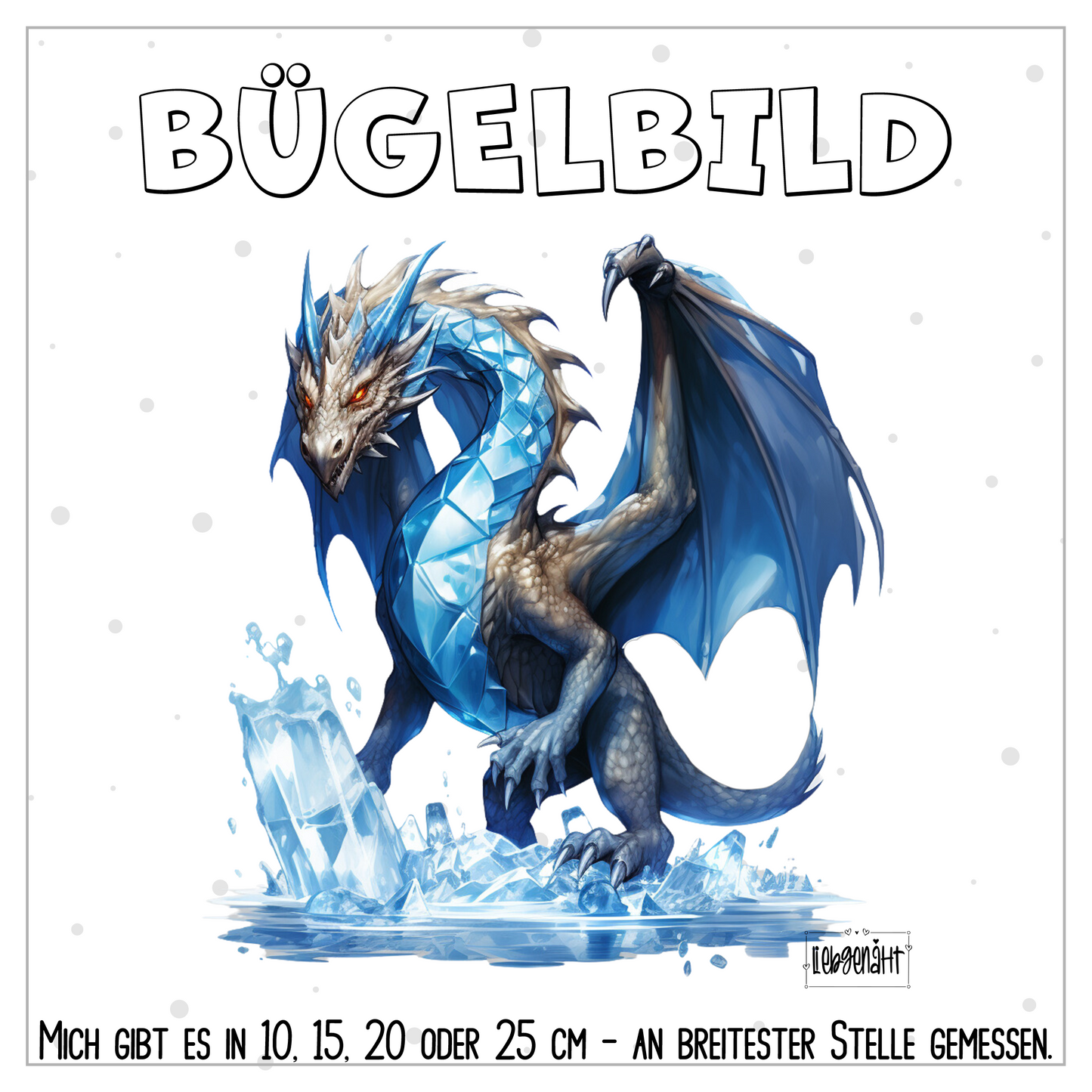 VORBESTELLUNG | BÜGELBILD | EISDRACHE 2