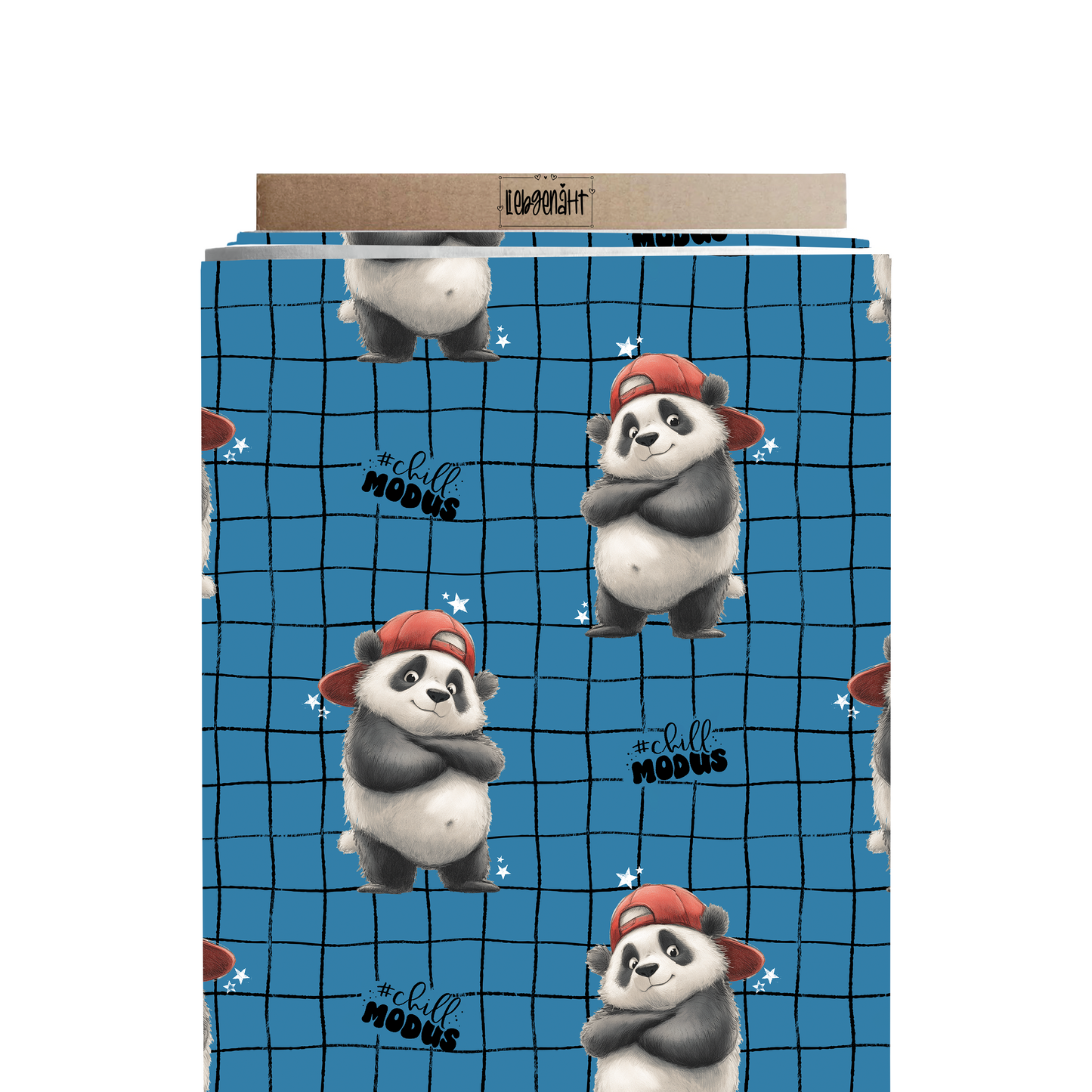 VORBESTELLUNG | PANDA | ALLOVER BLAU