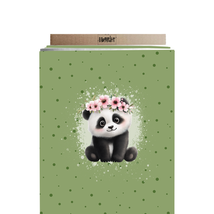 VORBESTELLUNG | PANDA MIT BLUME PANEL