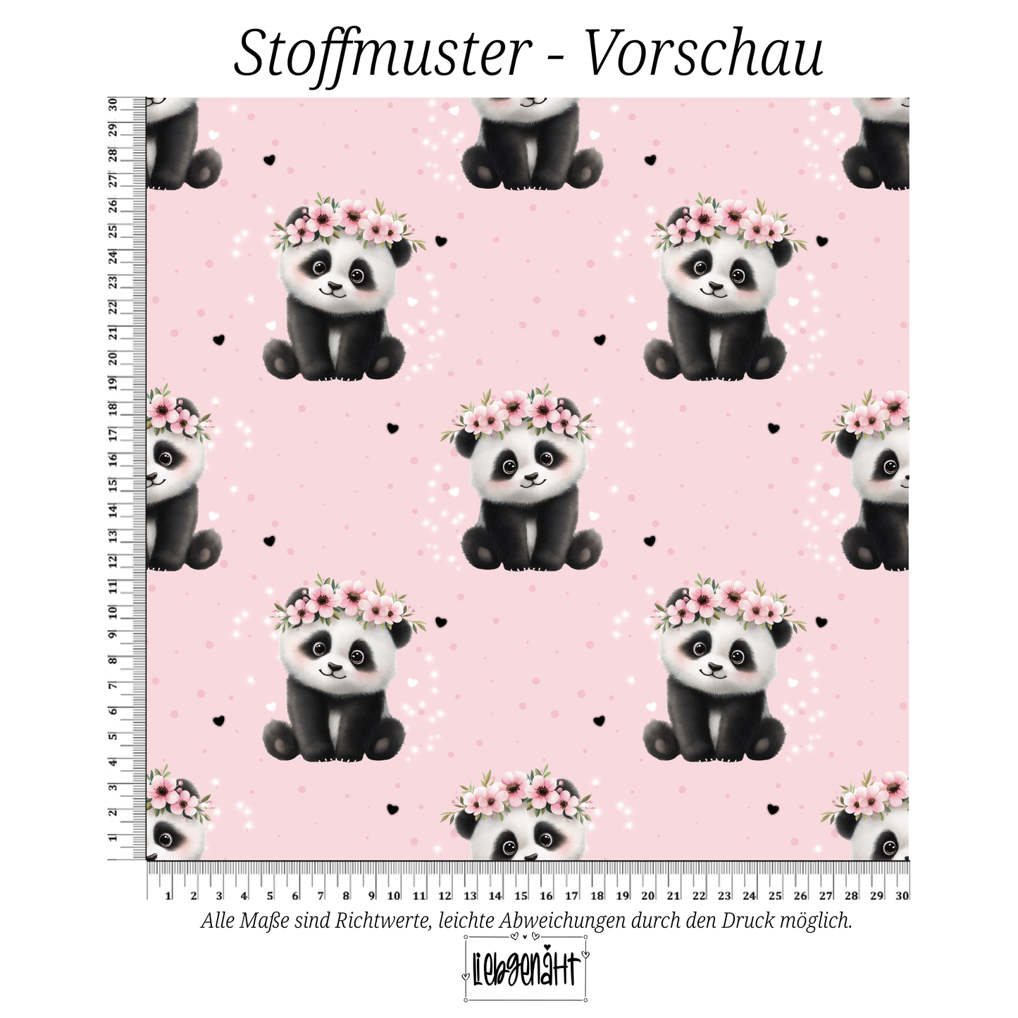 VORBESTELLUNG | PANDA BLUME | ALLOVER ROSA