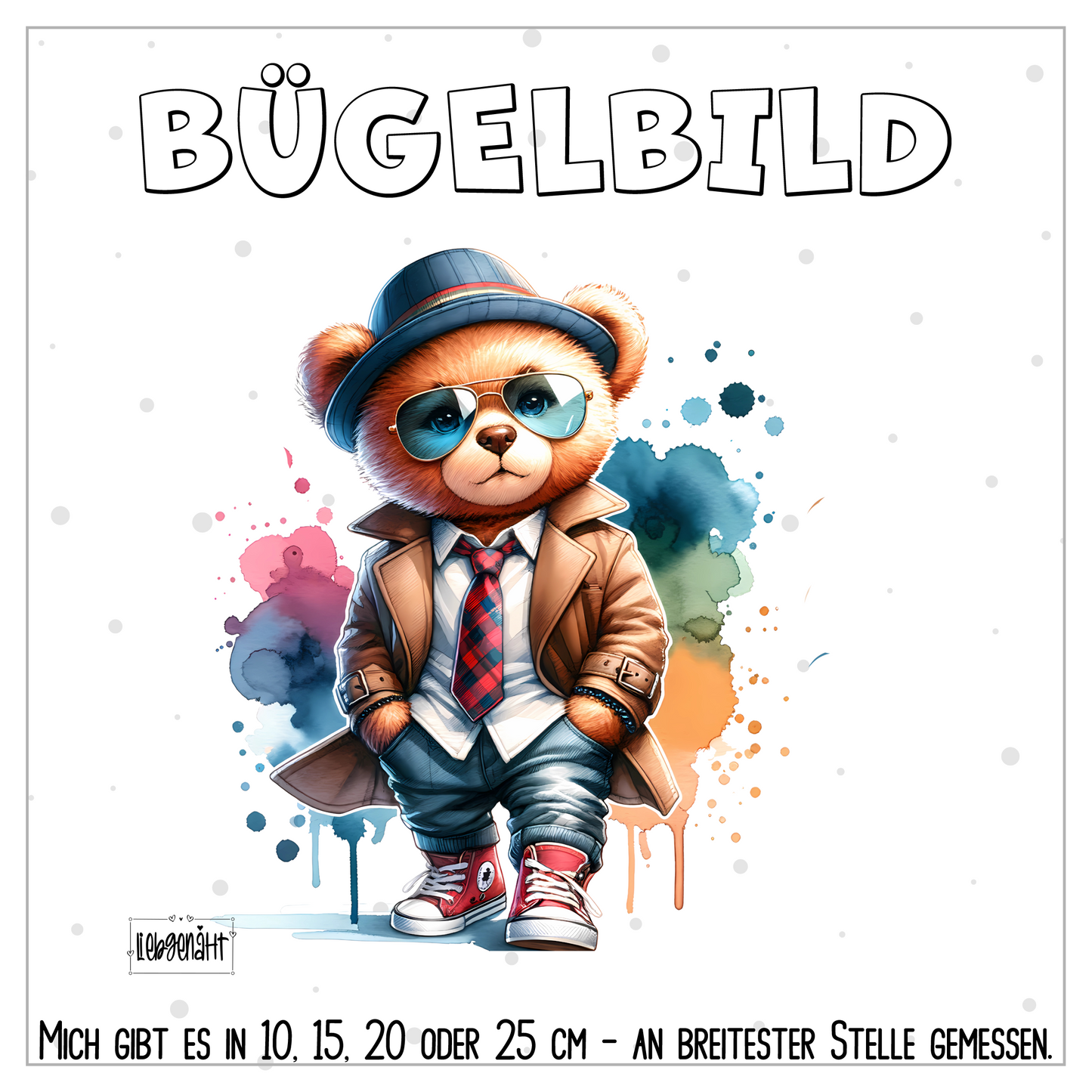 VORBESTELLUNG | BÜGELBILD | COOLER TEDDY