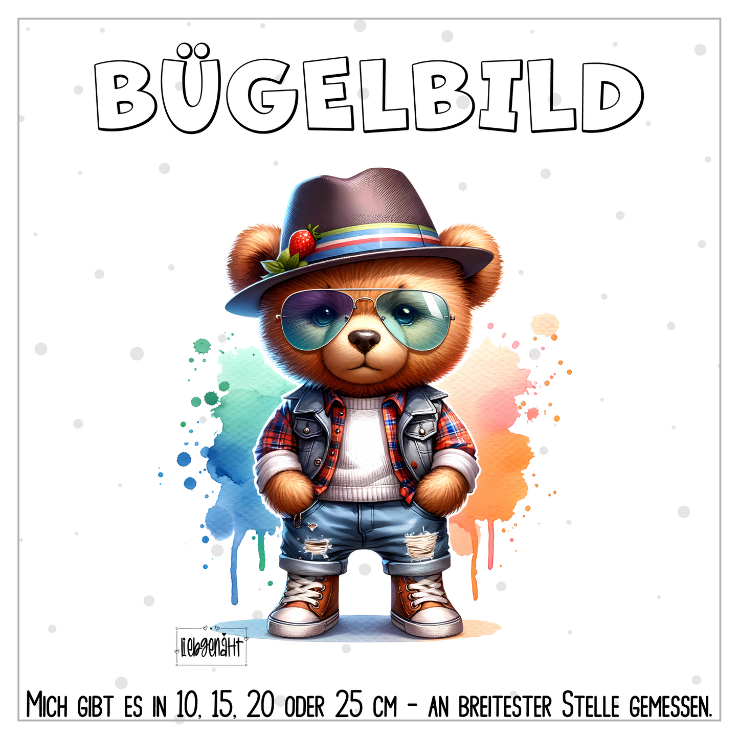 VORBESTELLUNG | BÜGELBILD | COOLER TEDDY 2