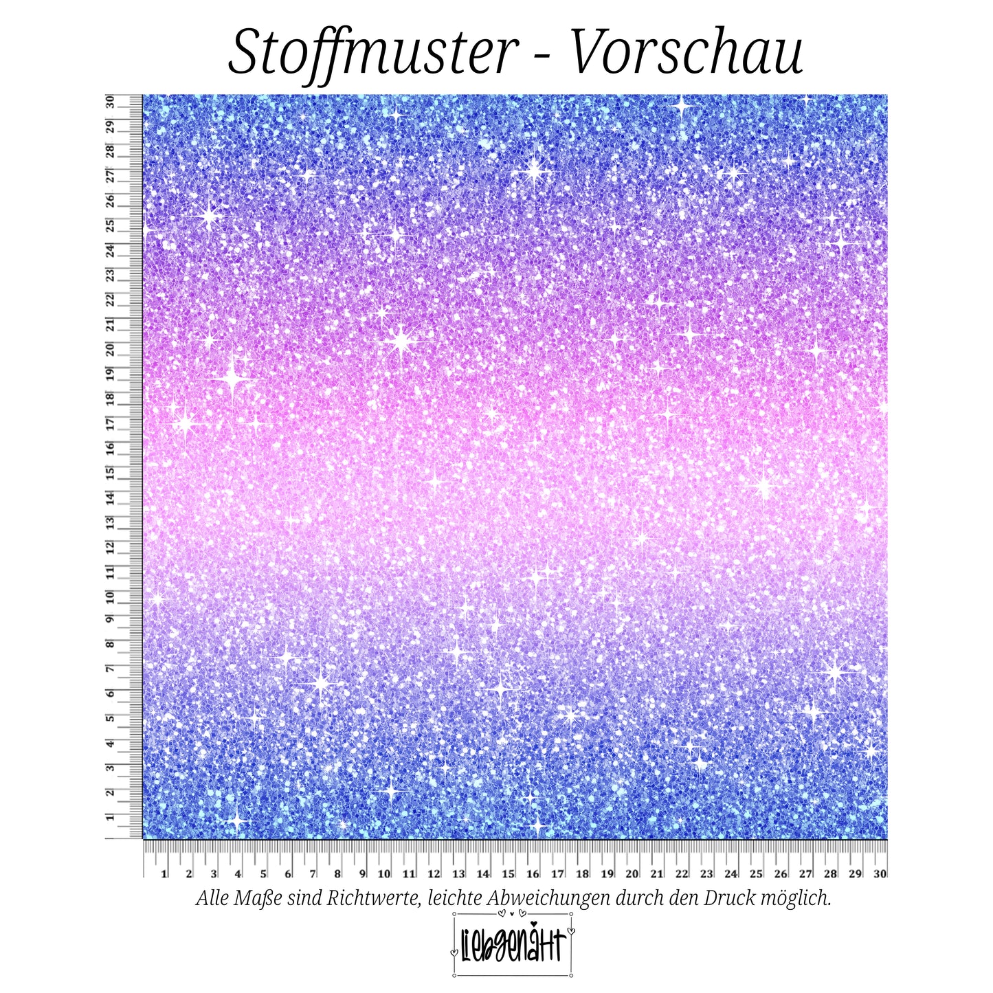 VORBESTELLUNG | EINHORNSERIE | STERNENGLITZER ROSA-BLAU
