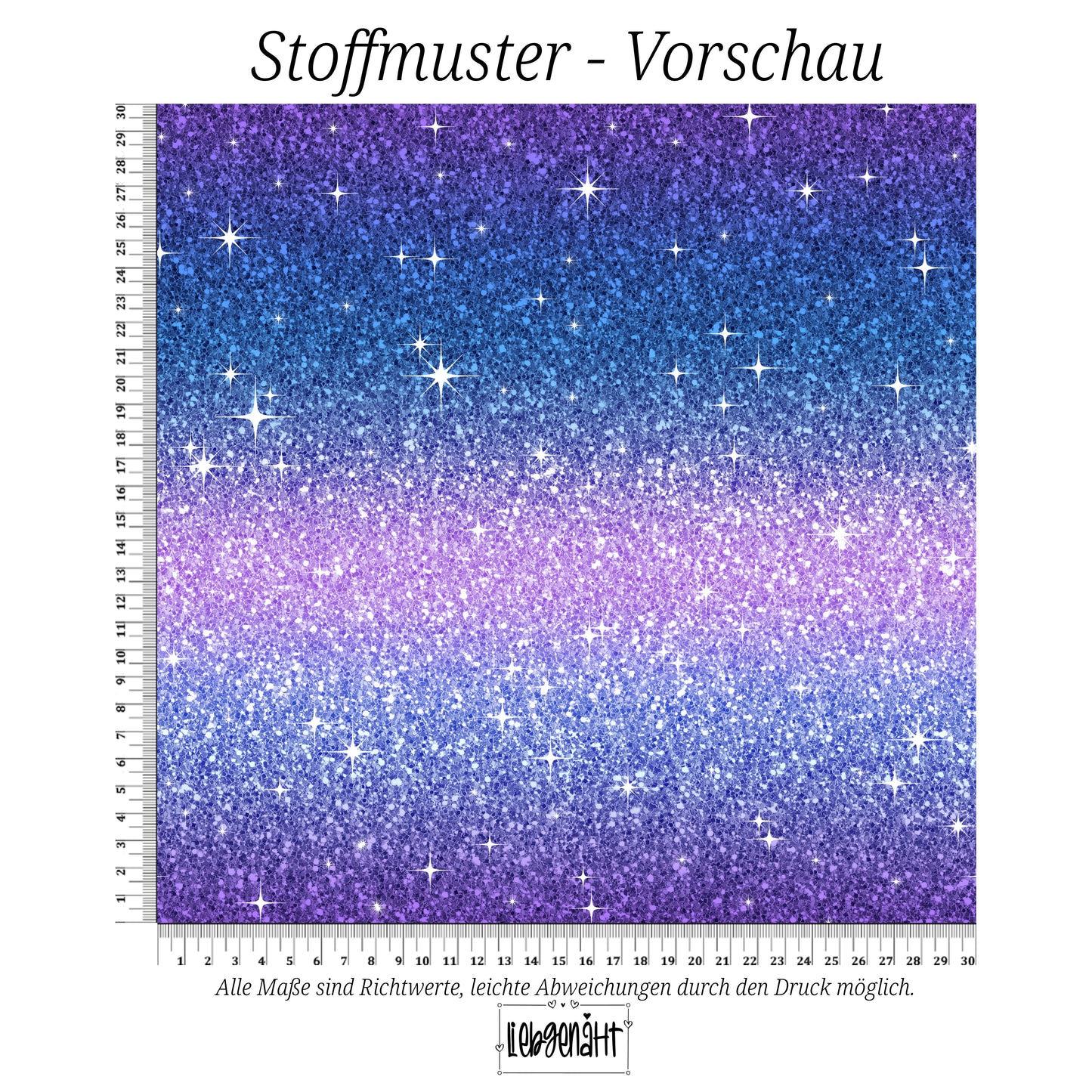 VORBESTELLUNG | EINHORNSERIE | STERNENGLITZER NACHTBLAU