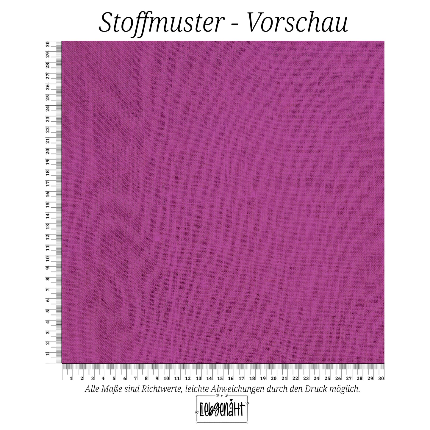 VORBESTELLUNG | EINHORNSERIE | LEINENOPTIK BEERE