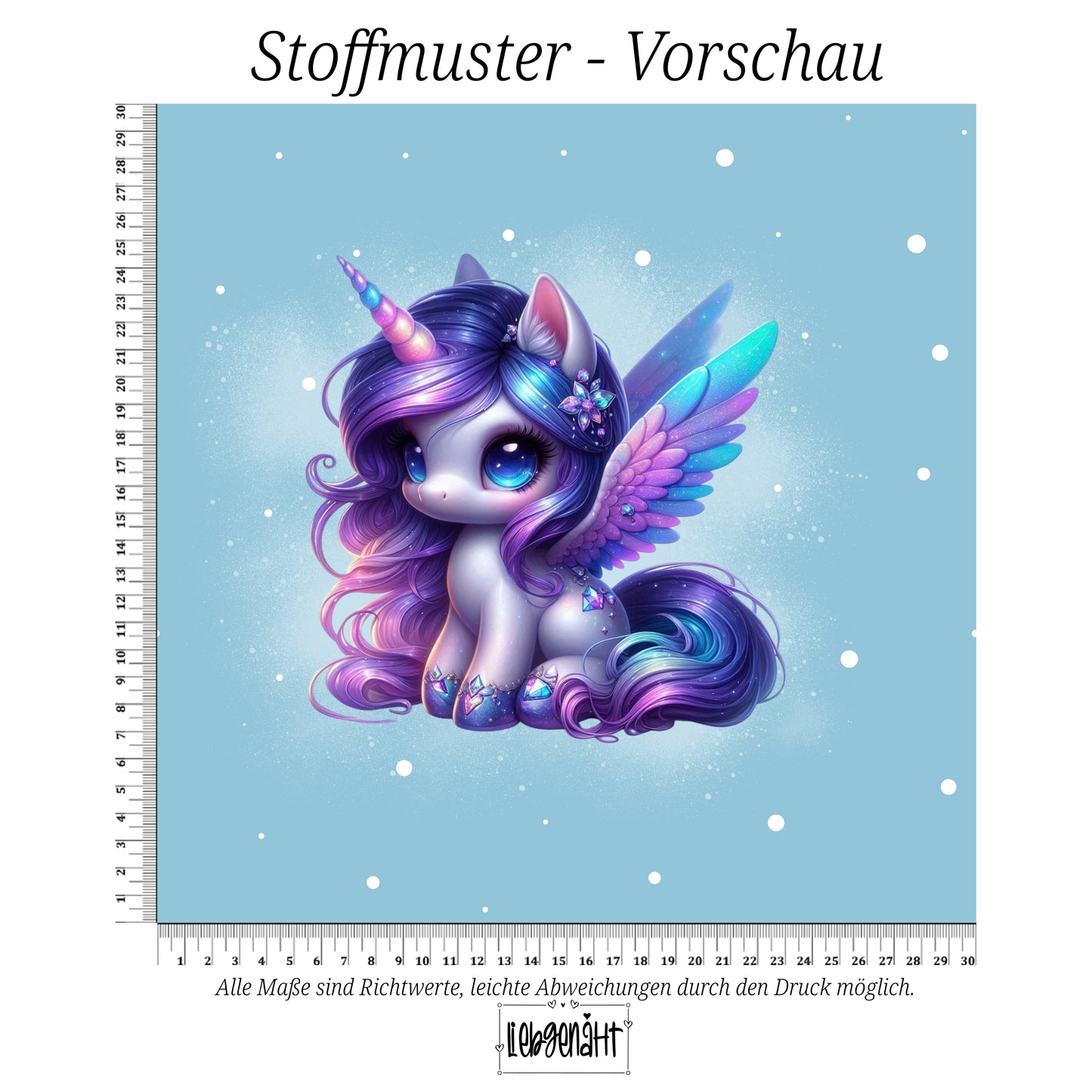 VORBESTELLUNG | EINHORNSERIE | EINHORN PANEL HIMMELBLAU