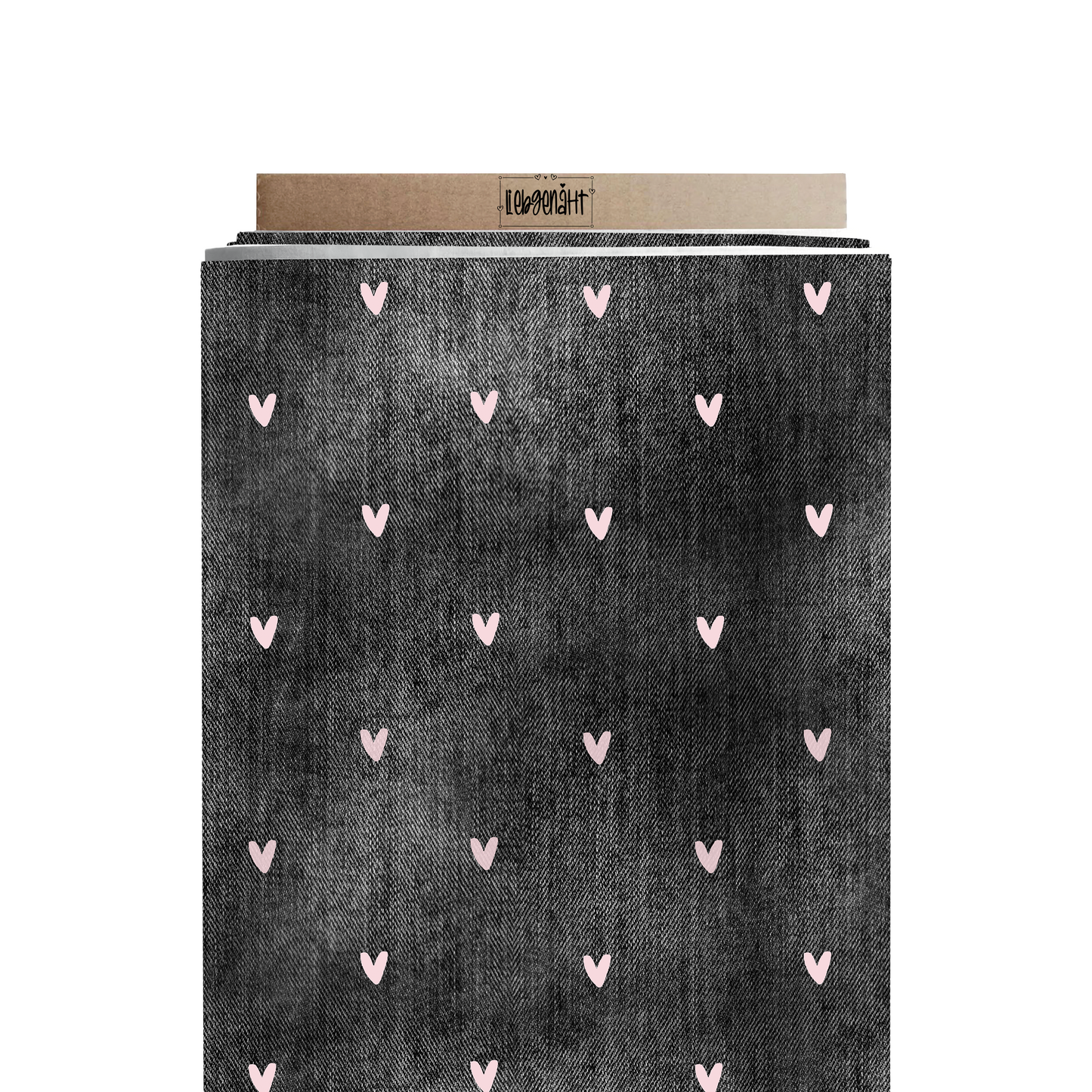 VORBESTELLUNG | DENIM | ANTHRAZIT | ROSA HERZEN