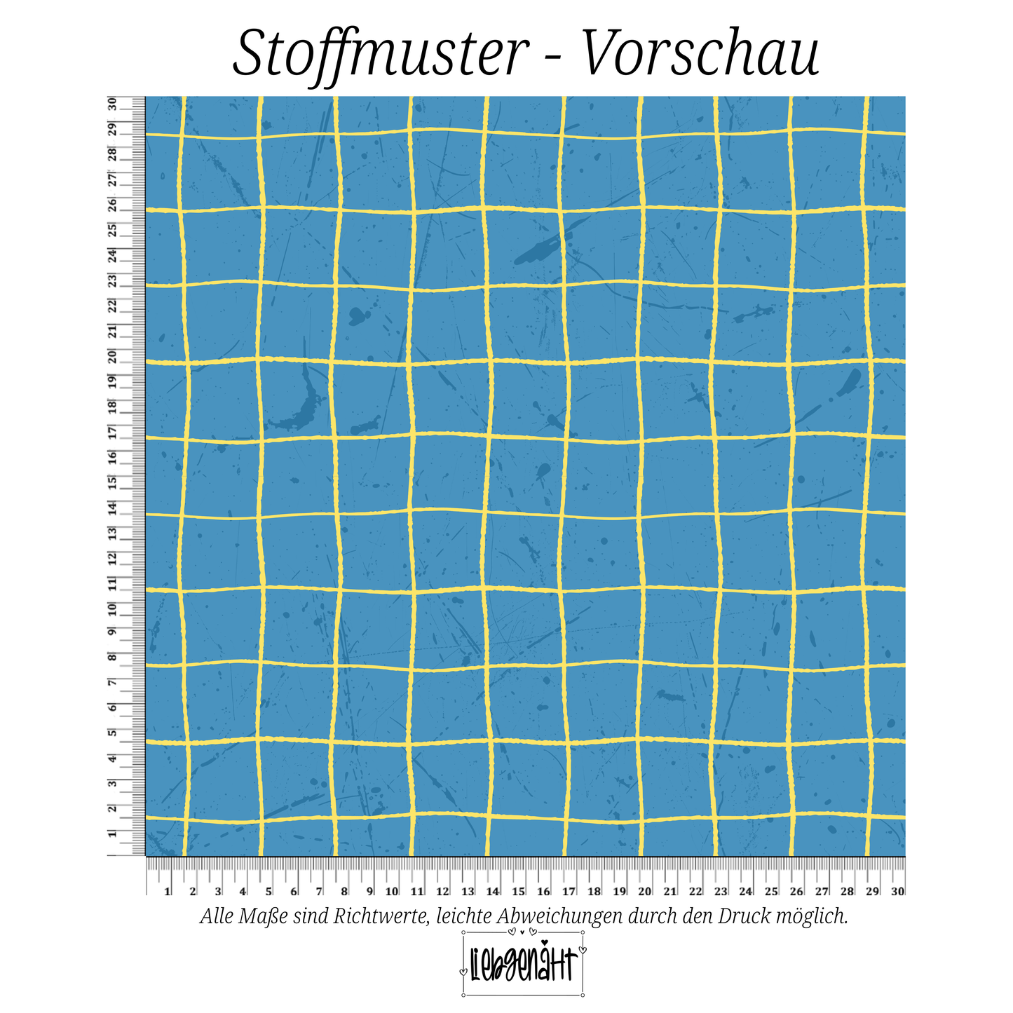 VORBESTELLUNG | BAUERNHOFSERIE | GRID BLAU GELB