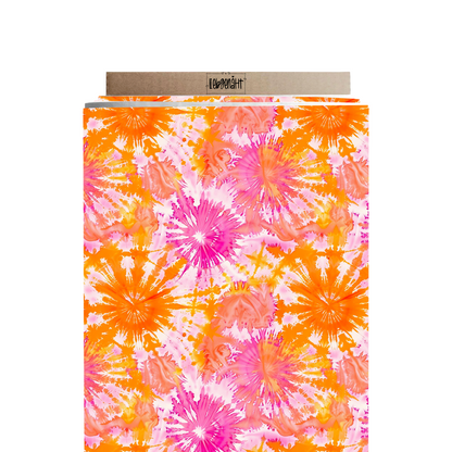 VORBESTELLUNG | SOMMERZEIT | BATIK LILA/ORANGENE SONNEN