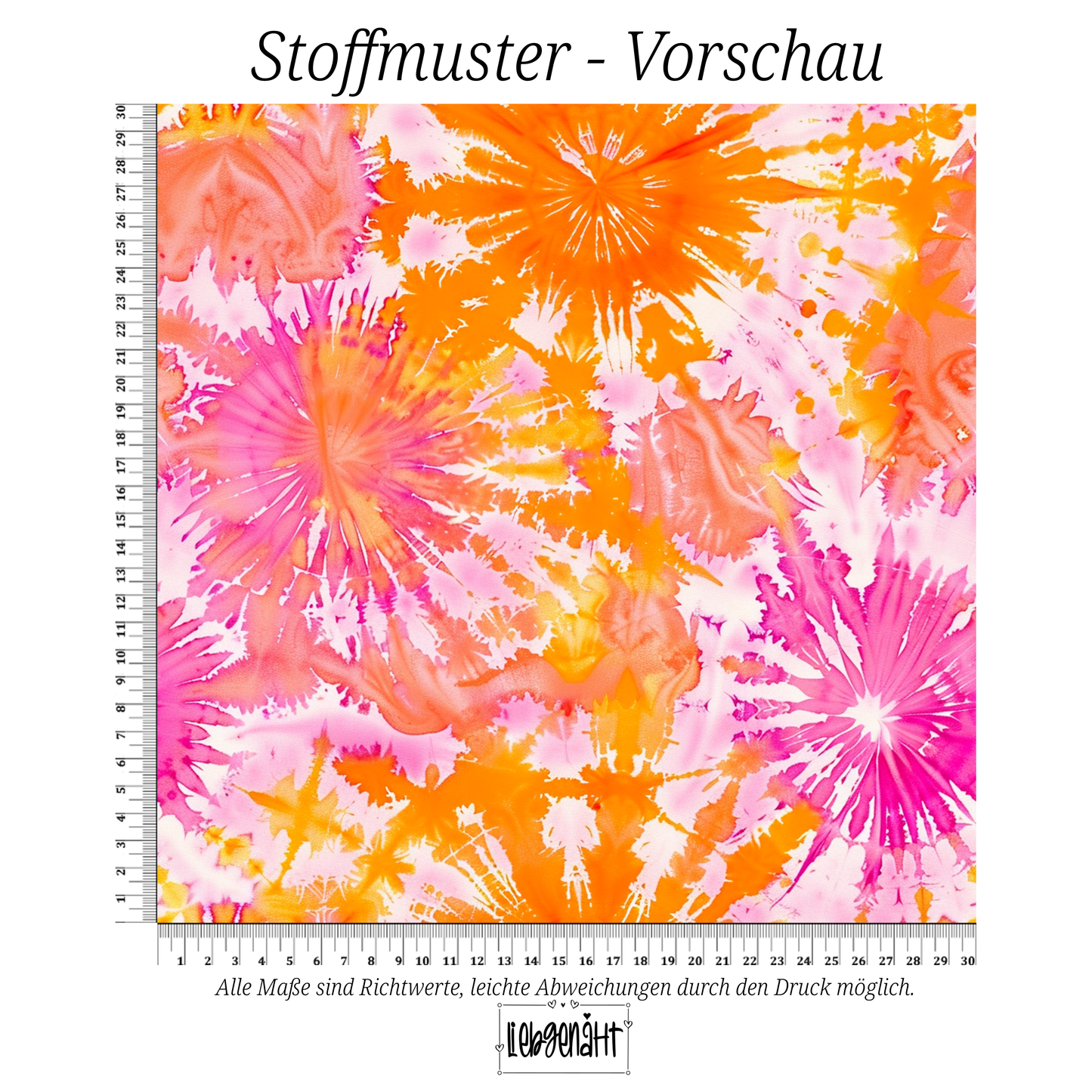 VORBESTELLUNG | SOMMERZEIT | BATIK LILA/ORANGENE SONNEN