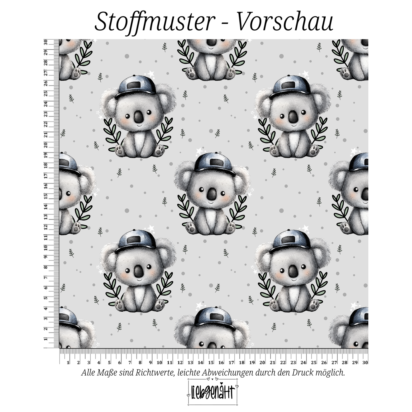 VORBESTELLUNG | KOALA SERIE | ALLOVER GRAU