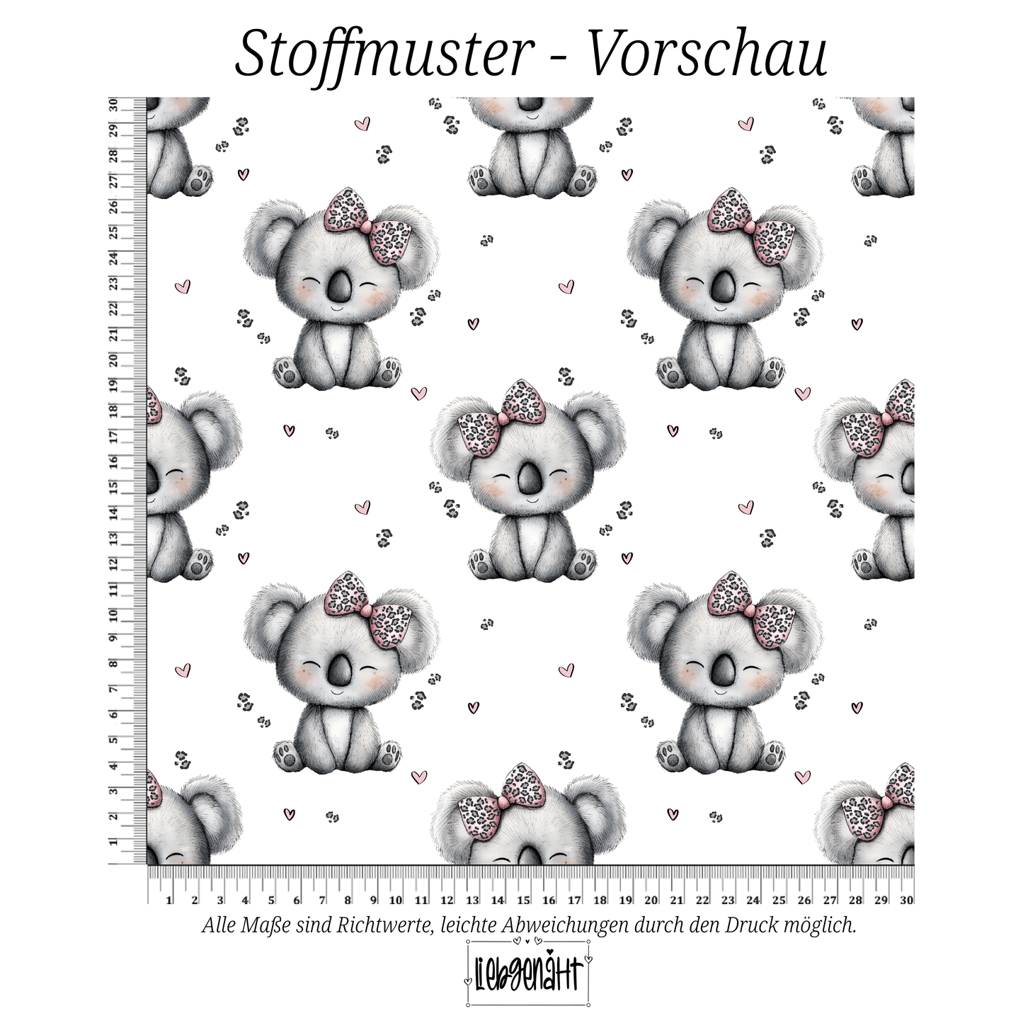 VORBESTELLUNG | KOALA SERIE | ALLOVER WEIß
