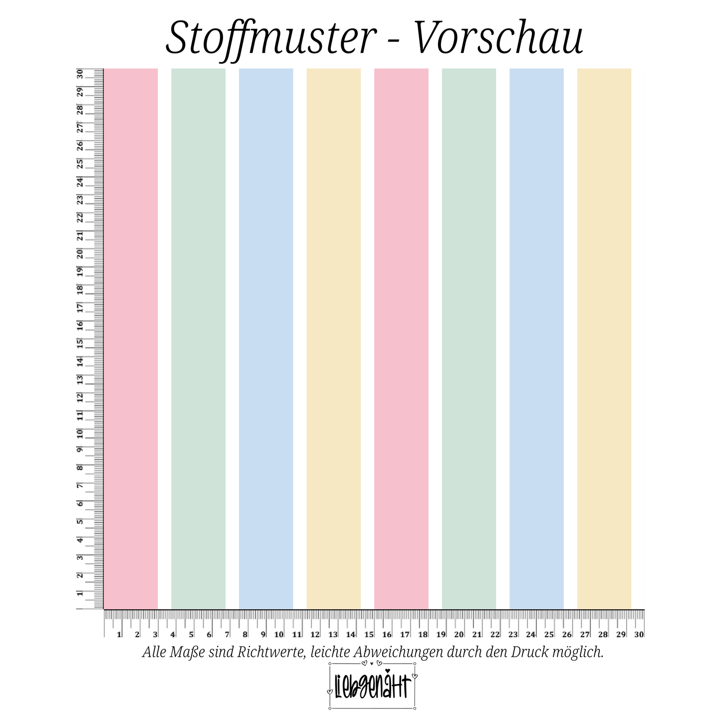 VORBESTELLUNG | SOMMERZEIT | STREIFEN PASTELL GIRLY