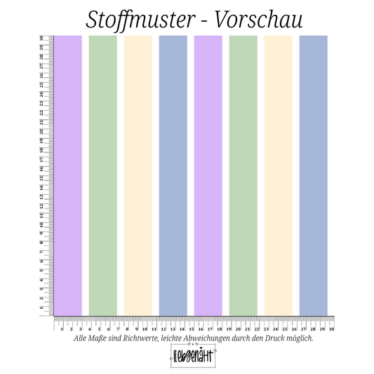 VORBESTELLUNG | SOMMERZEIT | STREIFEN PASTELL BUNT