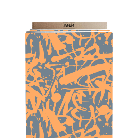 VORBESTELLUNG | GRAFITTI DUNKELBLAU ORANGE | FUCHS SERIE