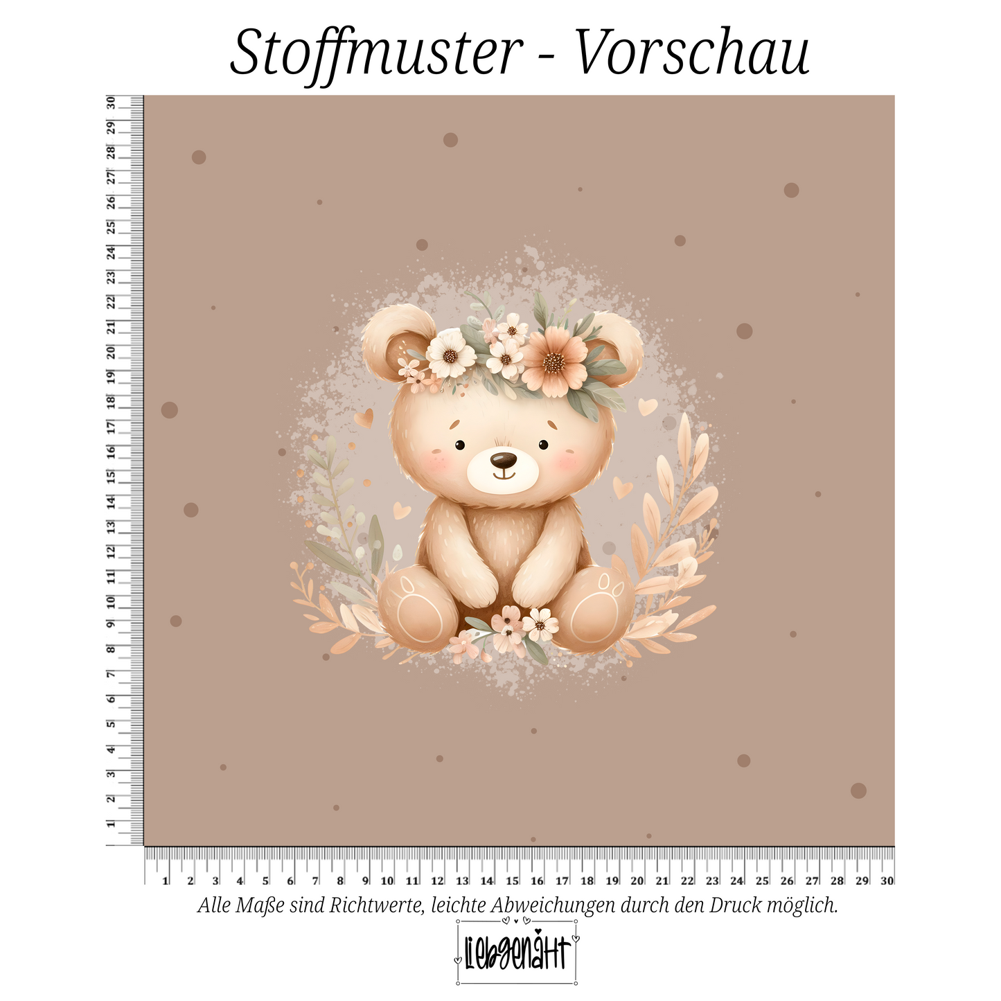 VORBESTELLUNG | HERBSTTIERE | PANEL BÄR HERBSTGRUß