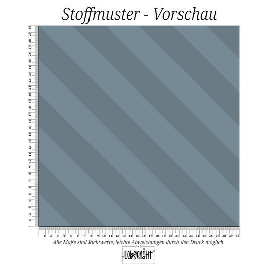 VORBESTELLUNG | HERBSTTIERE | DIAGONAL STREIFEN NEBELBLAU