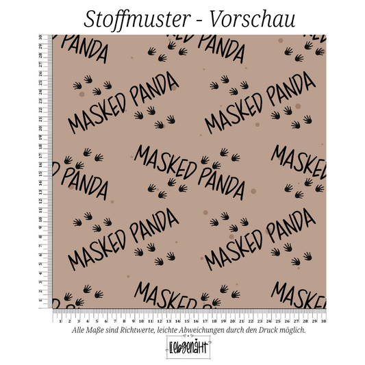 VORBESTELLUNG | HERBSTTIERE | MASKED PANDA - TAUPE