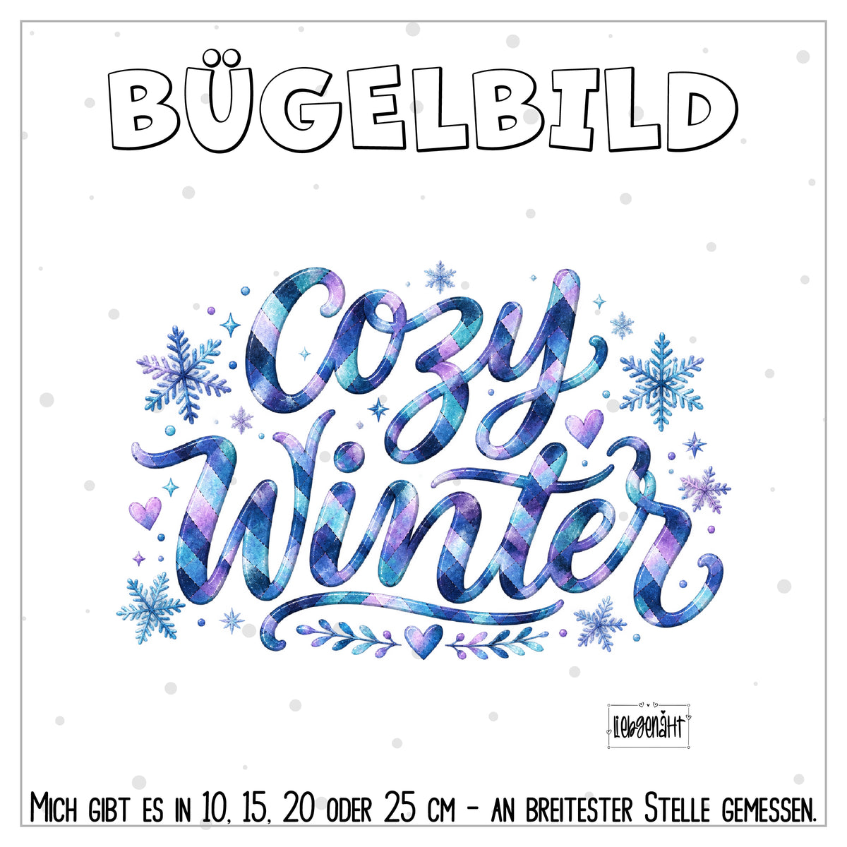 VORBESTELLUNG | BÜGELBILD | COZY WINTER