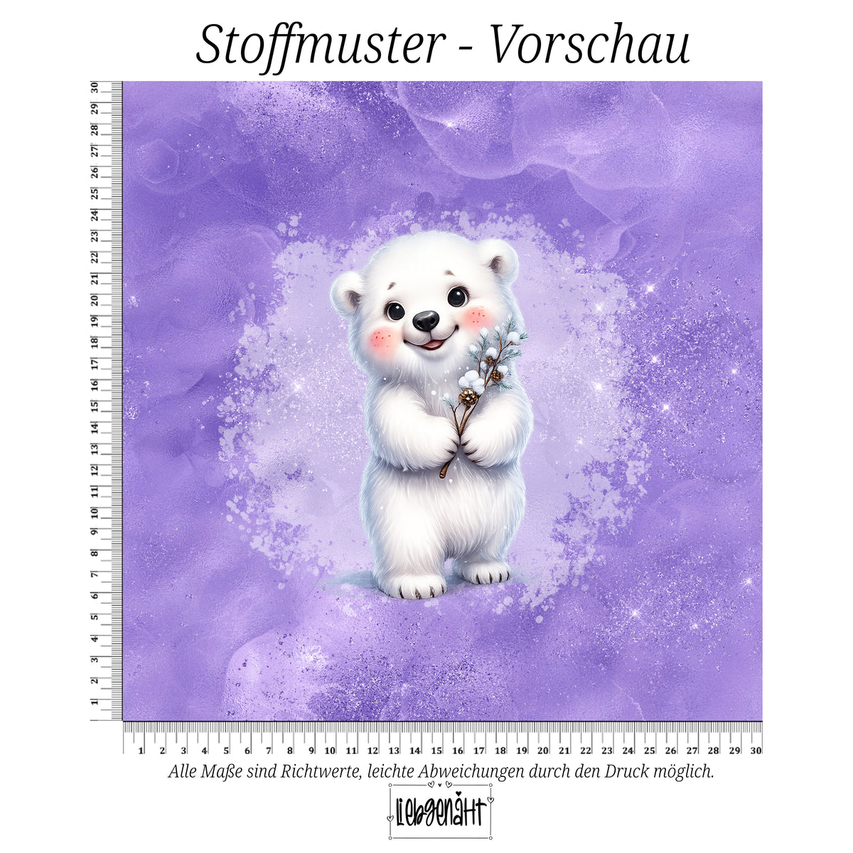 VORBESTELLUNG | WINTERWELT | PANEL BÄR FLIEDERZAUBER