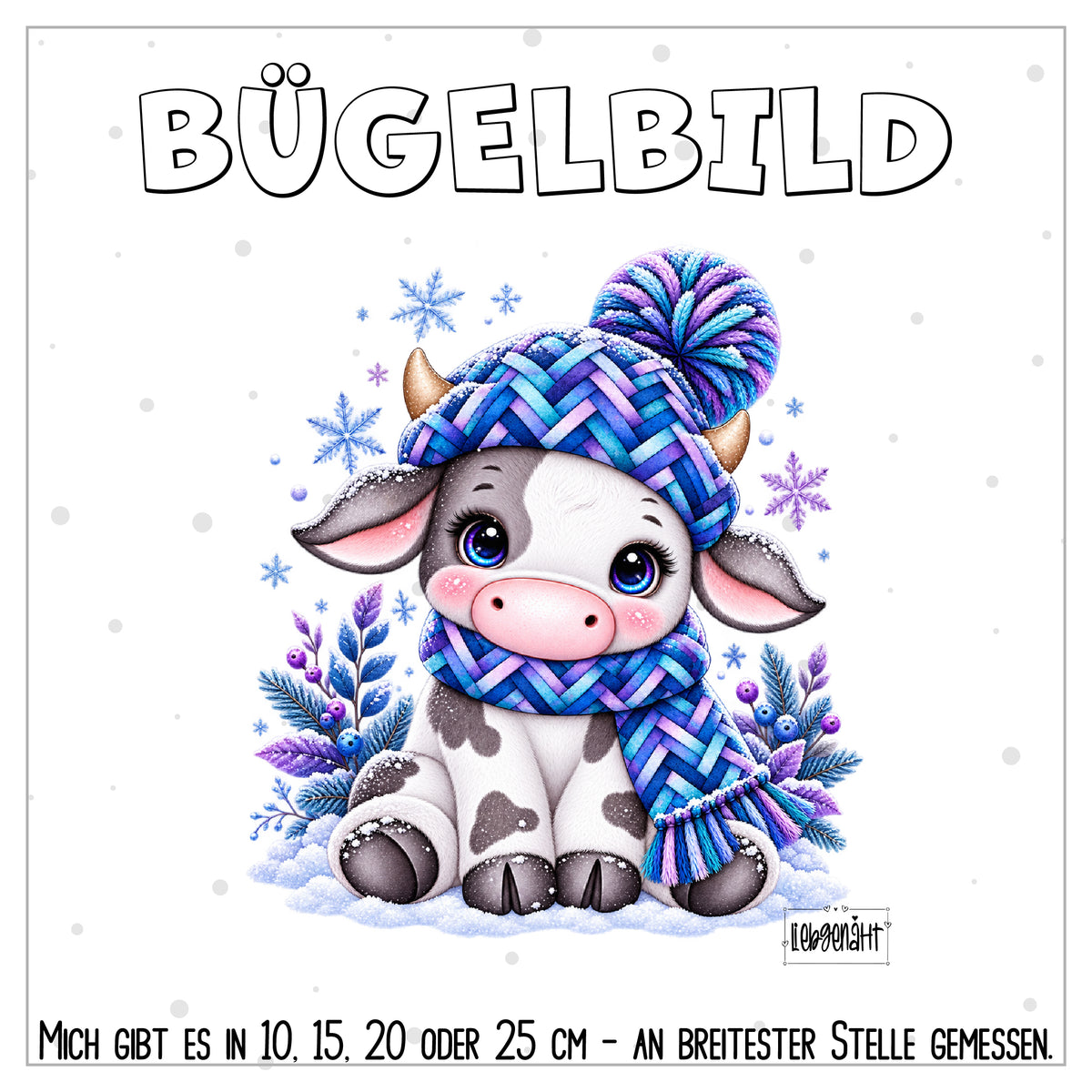 VORBESTELLUNG | BÜGELBILD | WINTER KUH