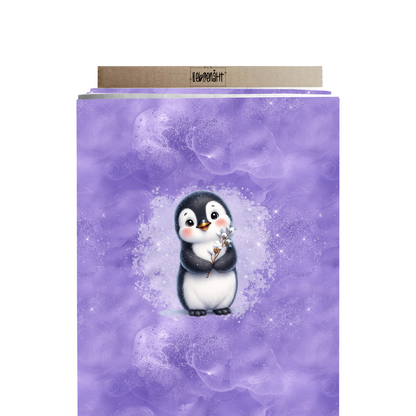 VORBESTELLUNG | WINTERWELT | PANEL PINGUIN FLIEDERZAUBER
