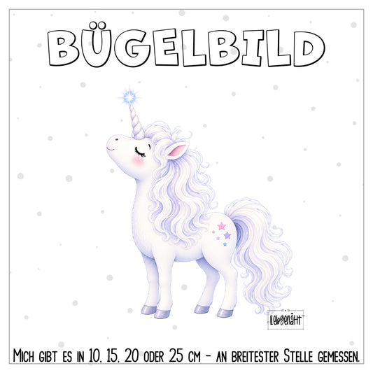 VORBESTELLUNG | BÜGELBILD | EINHORN