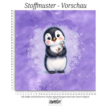 VORBESTELLUNG | WINTERWELT | PANEL PINGUIN FLIEDERZAUBER