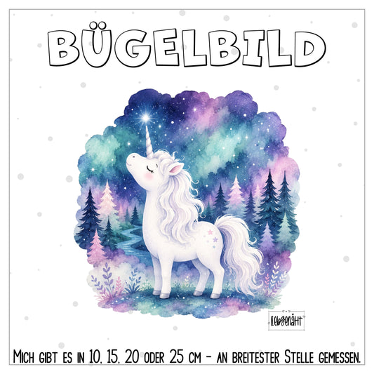VORBESTELLUNG | BÜGELBILD | EINHORN 3