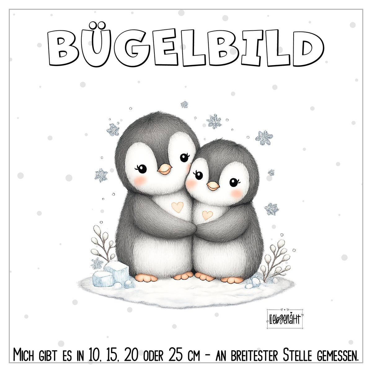 VORBESTELLUNG | BÜGELBILD | KUSCHEL PINGUIN