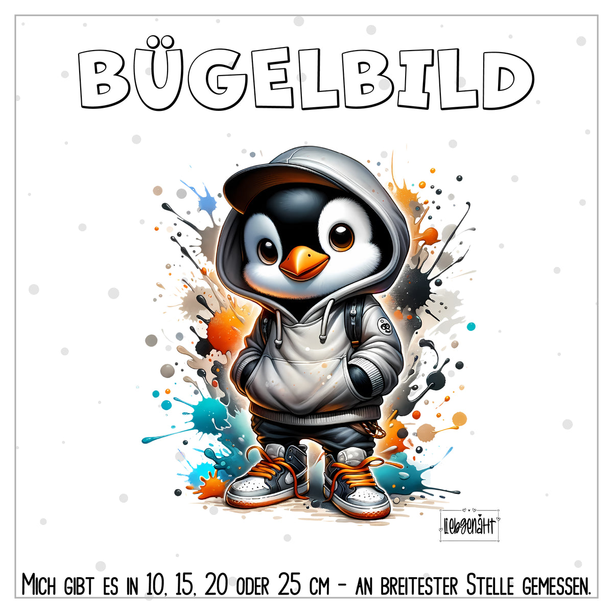VORBESTELLUNG | BÜGELBILD | COOLER PINGUIN