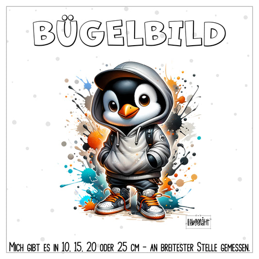 VORBESTELLUNG | BÜGELBILD | COOLER PINGUIN