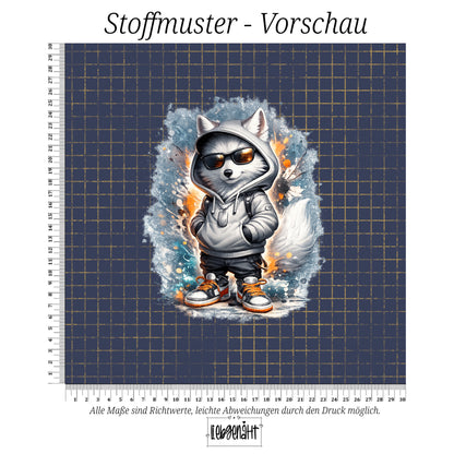VORBESTELLUNG | WINTERWELT | PANEL FUCHS COOL GOLDGITTER